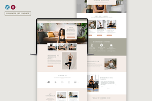 Health & Wellness Website Template, a WordPress Template by Web Template Market