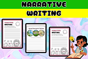 Narrative writing prompts paragraph, a Templates & Theme by Premium Digital Templates (Thumbnail 1 of 5)