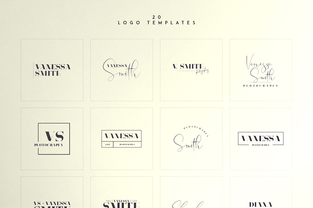 Belinda Tamira - Font duo + 20 Logos preview 8