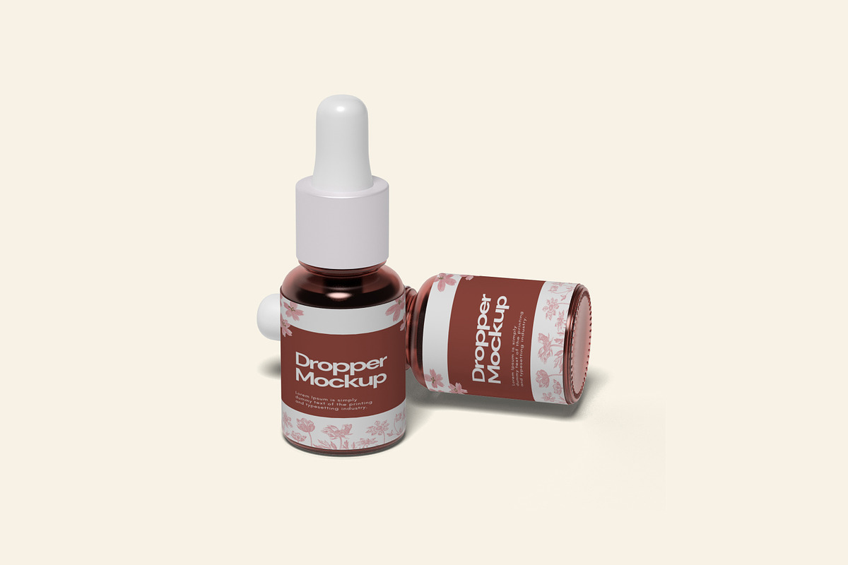 Dropper Bottle Mockup, a Merchandise Mockup by ulfatunnazira (Photo 5 of 7)
