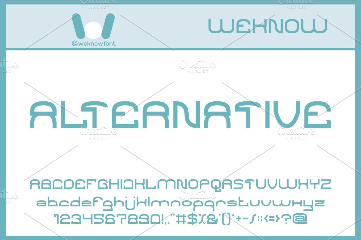 Scooter Retro font, a Font by weknow (Photo 4 of 5)