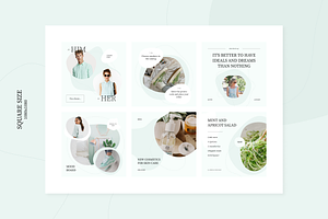 Selesta Mint Social Templates