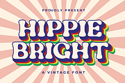 Hippie Bright Display Font, a Handwritten Font by Authentic Studio (Thumbnail 1 of 6)