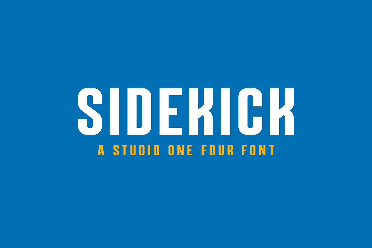Sidekick, a Sans Serif Font by Studio One Four (Photo 1 of 5)