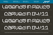 Fancro Mono - Ancient Display Font, a Sans Serif Font by MooneseyeType (Thumbnail 3 of 10)