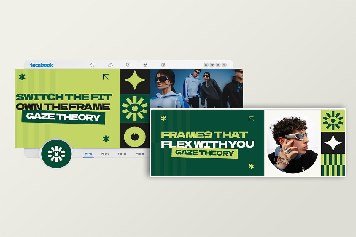Gaze Theory - Facebook Cover, a Social Media Template by StreaksideStd (Photo 2 of 3)