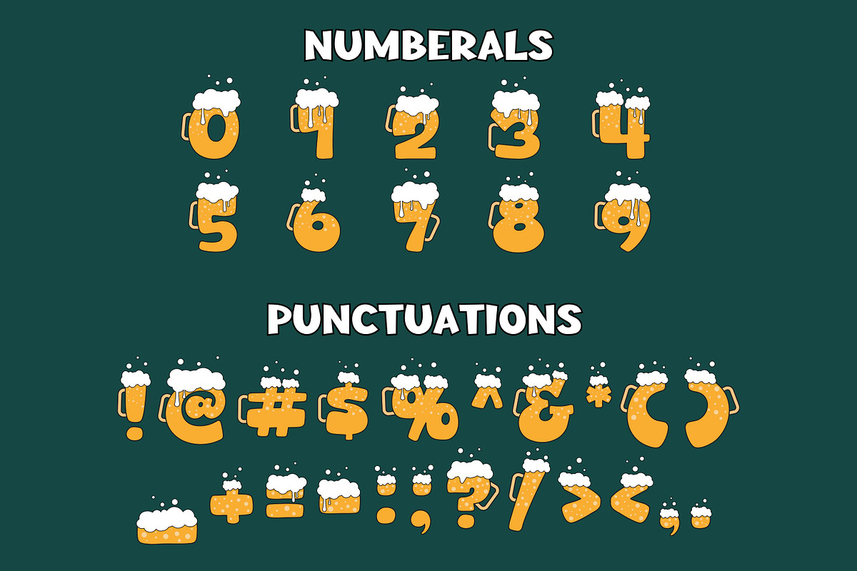 Happy St. Patrick - 6 Color Fonts, a Font by Adalin Shop (Photo 11 of 14)