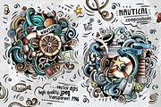 Nautical Cartoon Doodle Pack, a Decorative Illustration by BALABOLKA (Thumbnail 10 of 10)