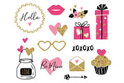 Valentine day set, an Object Graphic by Paper Cards (Thumbnail 1 of 3)