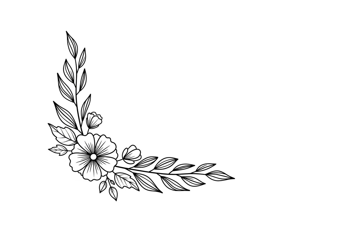 Floral Corner Ornament Clipart Bundl, an Illustration by Creativeshirt (Photo 48 of 48)