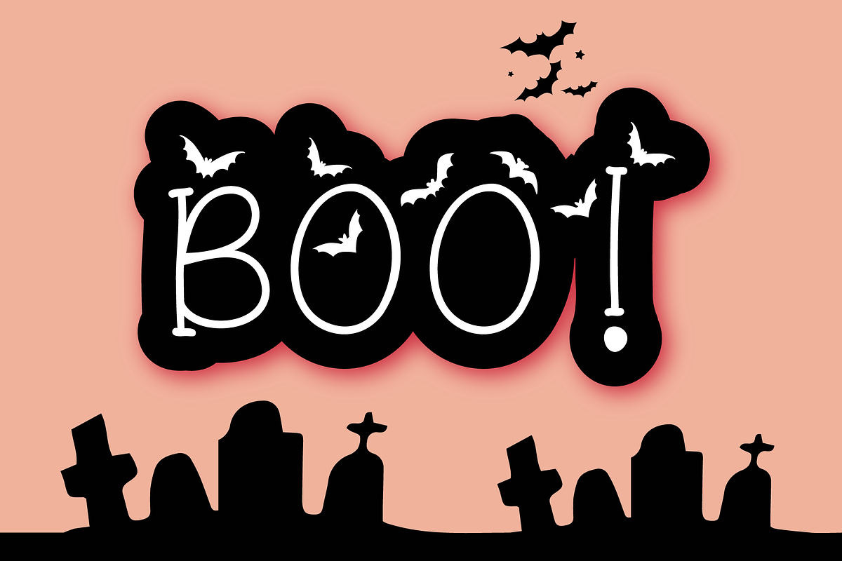 Batty Belfry Halloween Bats Font, a Serif Font by Dancing with Ink (Photo 22 of 24)