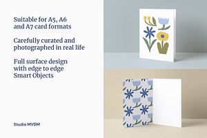 Folded Greeting Card Mockup Bundle