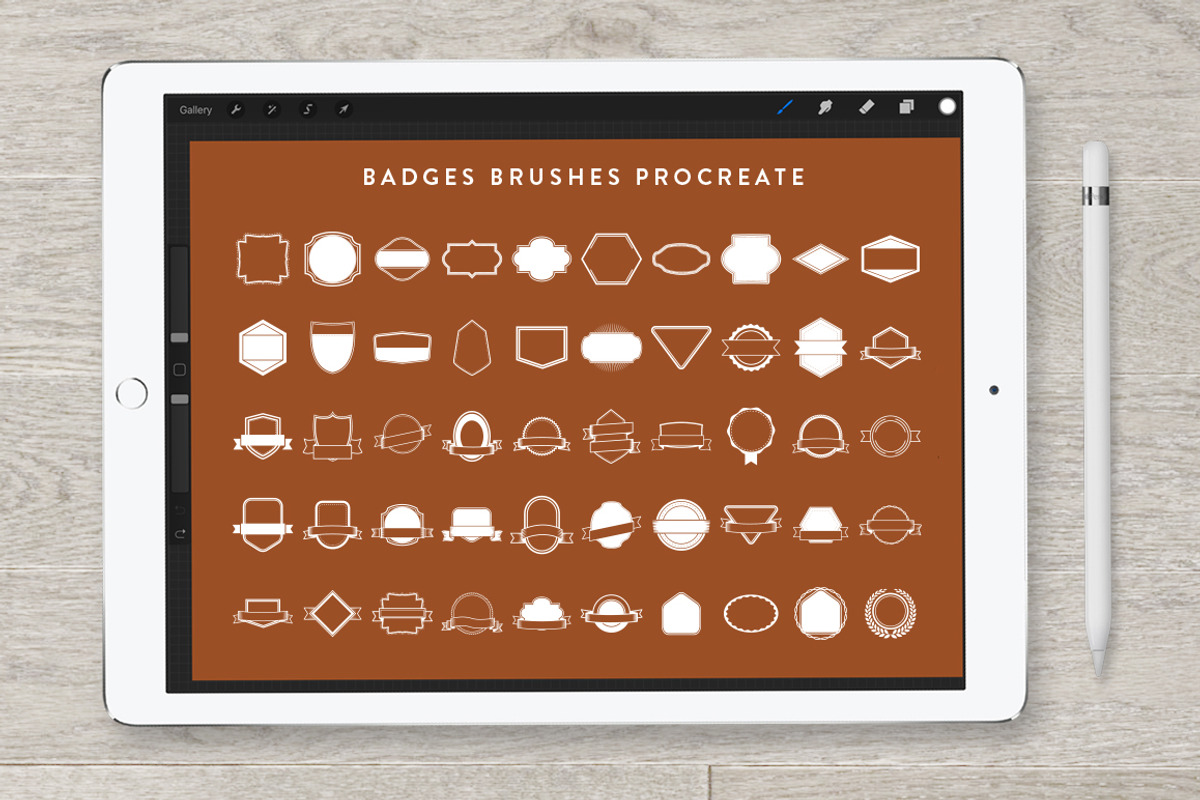 Brush Procreate Ornament, a Brush Add-On by Vibesteam (Photo 5 of 9)