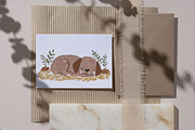 Cozy Hollow Autumn Clipart, an Animal Illustration by Pati Paints (Thumbnail 3 of 9)