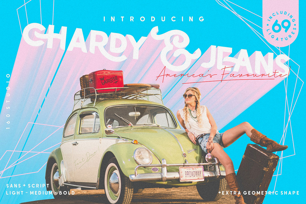 Chardy Font + Extras