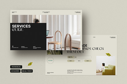 Services and Pricing Guide, a Presentation Template by Her