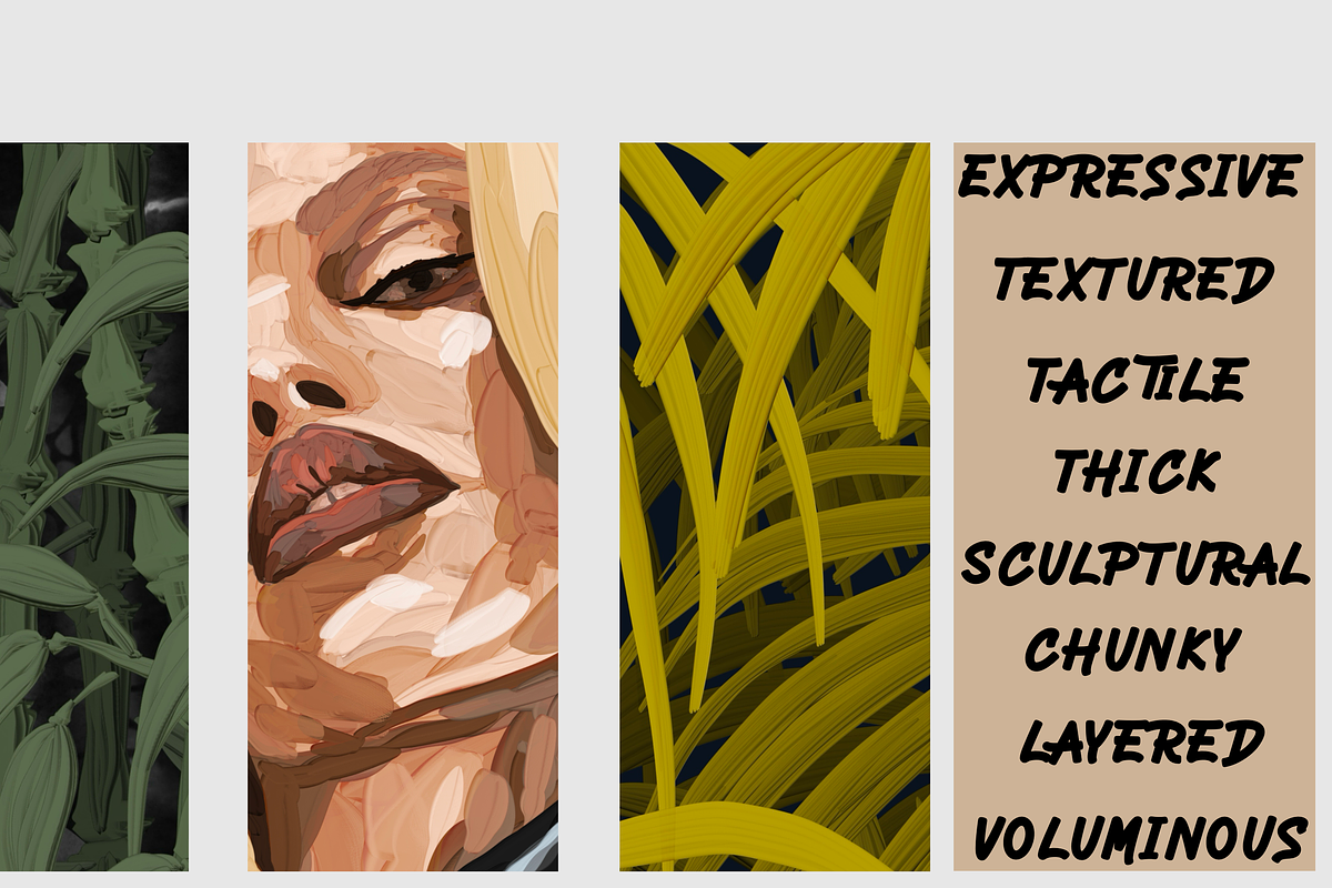 Thick paint Procreate brushes, a Brush Add-On by TheWhiteCatLab (Photo 21 of 21)