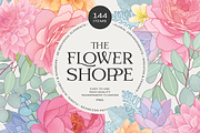 The Flower Shoppe | Flower Clipart, an Illustration by Ayca Atalay (Thumbnail 1 of 10)