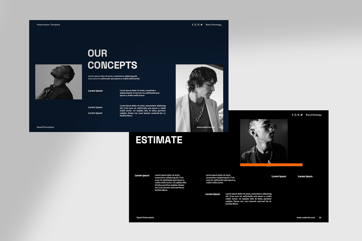 Nevada - Brand Strategy Google Slide, a Presentation Template by Spesifikstd (Photo 3 of 10)