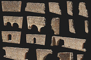 Modular Brick Stone Ruin Pbr Scan, an Environmental 3D Model by Pers_Scan_Collection (Thumbnail 8 of 14)