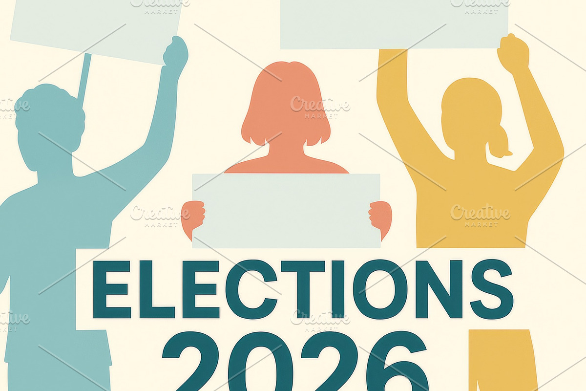 Elections 2026 concept with diverse, a Photo by Dvoevnore photos (Photo 3 of 3)