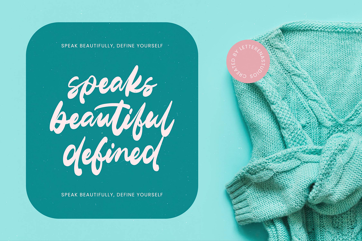 Gelmake Clencha Bold Calligraphy, a Script Font by Letterena Studios Script (Photo 15 of 20)
