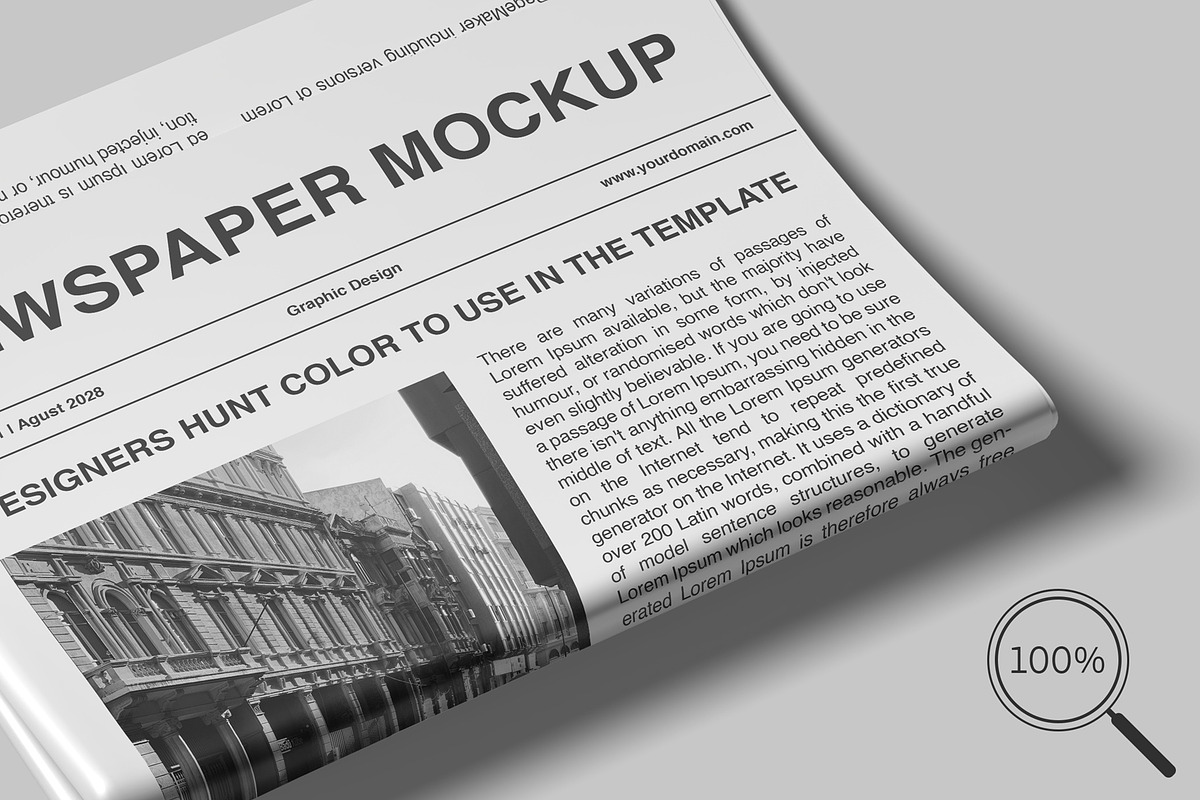 Newspaper Mockups, an Advertising Mockup by graphiccrew (Photo 11 of 13)