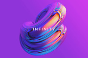 Infinity: 3D Chromatic Shapes, an Object Graphic by RuleByArt (Thumbnail 6 of 24)