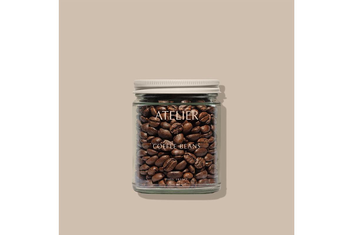 Coffee Bean Jar Mockup, a Cups & Container Mockup by Copal (Photo 15 of 17)