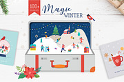 Magic Winter - Christmas scenes, a Decorative Illustration by Marish (Thumbnail 1 of 9)