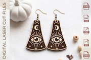 Halloween Earring SVG Collection, an Object Graphic by WoodoraCut (Thumbnail 9 of 11)