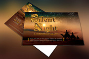 Silent Night Postcard Template, a Flyer Template by Godserv Designs (Thumbnail 1 of 10)