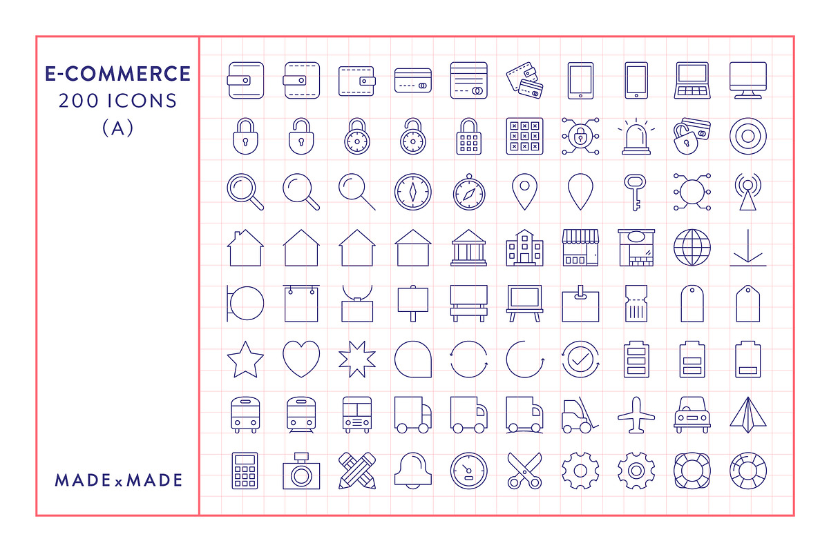Ecommerce Line Icons, an Outline Icon by Made by Made (Photo 5 of 9)
