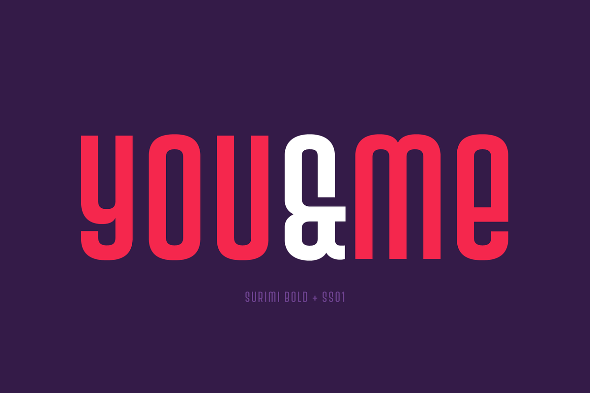 Surimi typeface, a Font by JCFonts (Photo 5 of 7)