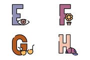 Icon Pack: Big Alphabet Pack, an Icon by soglamun (Thumbnail 4 of 4)
