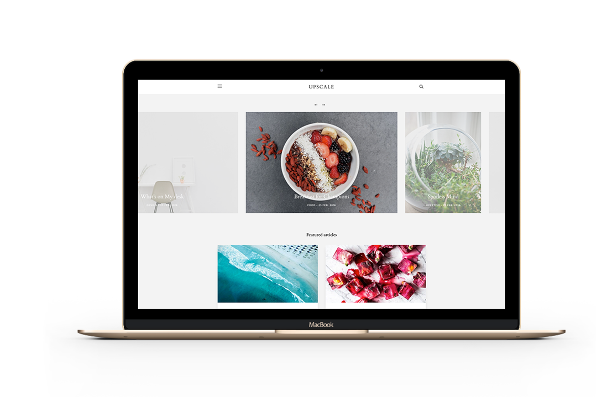 Upscale - Responsive Blog Theme, a WordPress Template by LayerSupplyCo (Photo 1 of 3)
