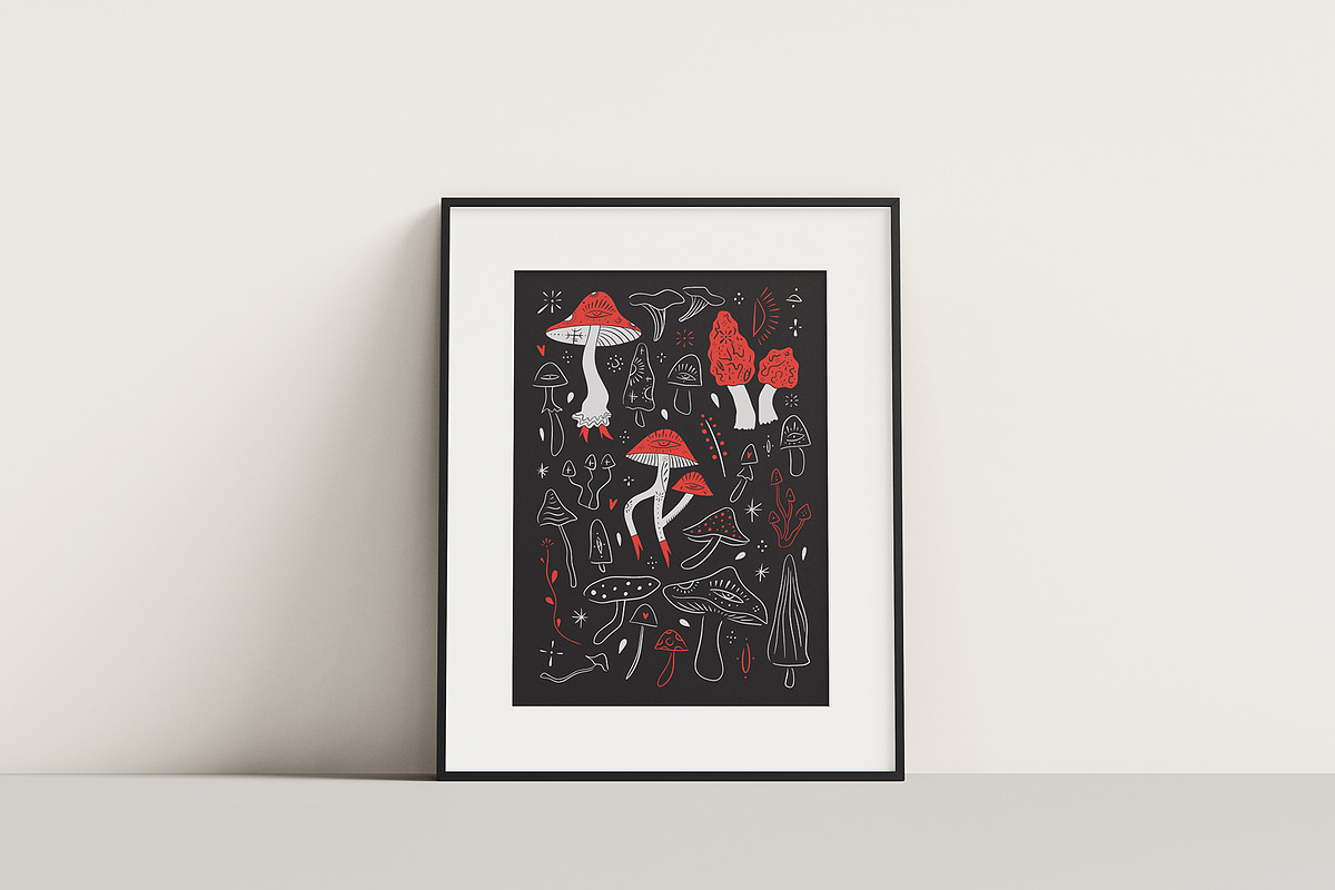 Mushroomcore Bundle, an Object Illustration by Annie Konst (Photo 12 of 16)