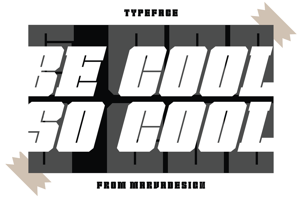 Monaz - A Modern Display Font, a Sans Serif Font by Marvadesign (Photo 4 of 7)