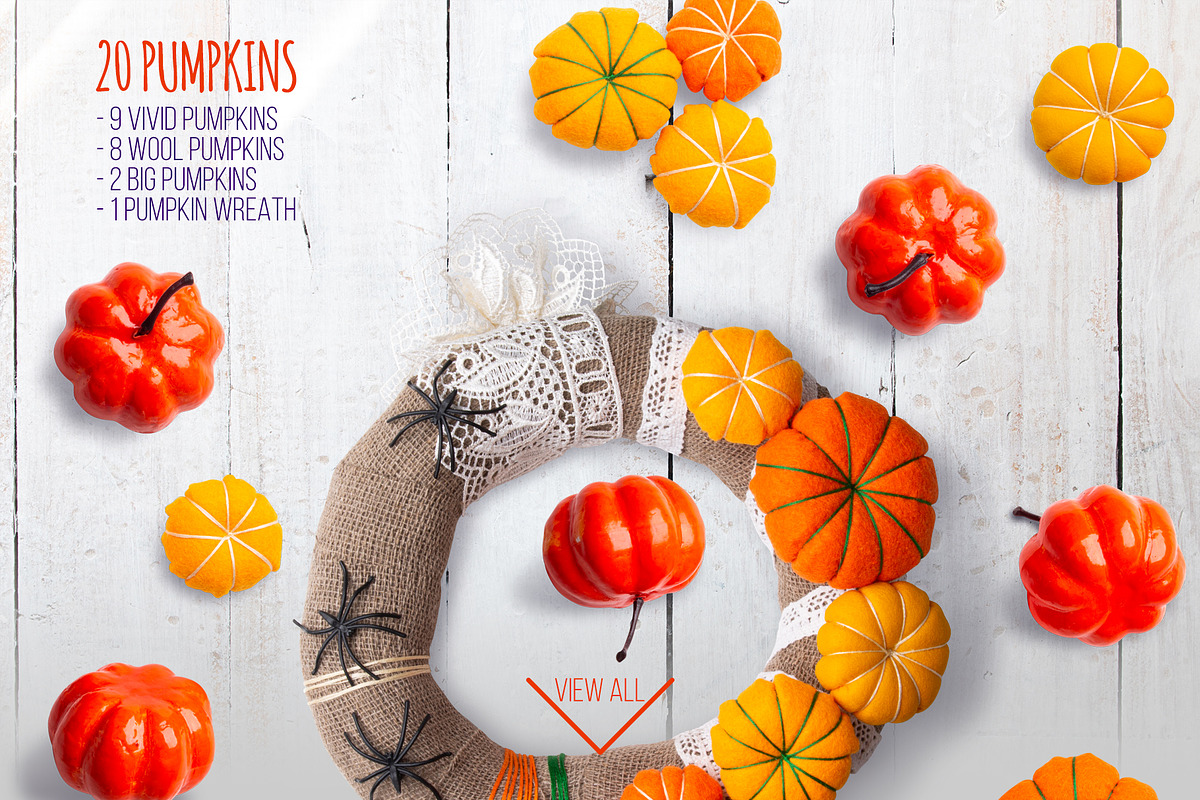 192 isolated Haloween moveable items, a Books & Magazine Mockup by rubinat (Photo 9 of 15)