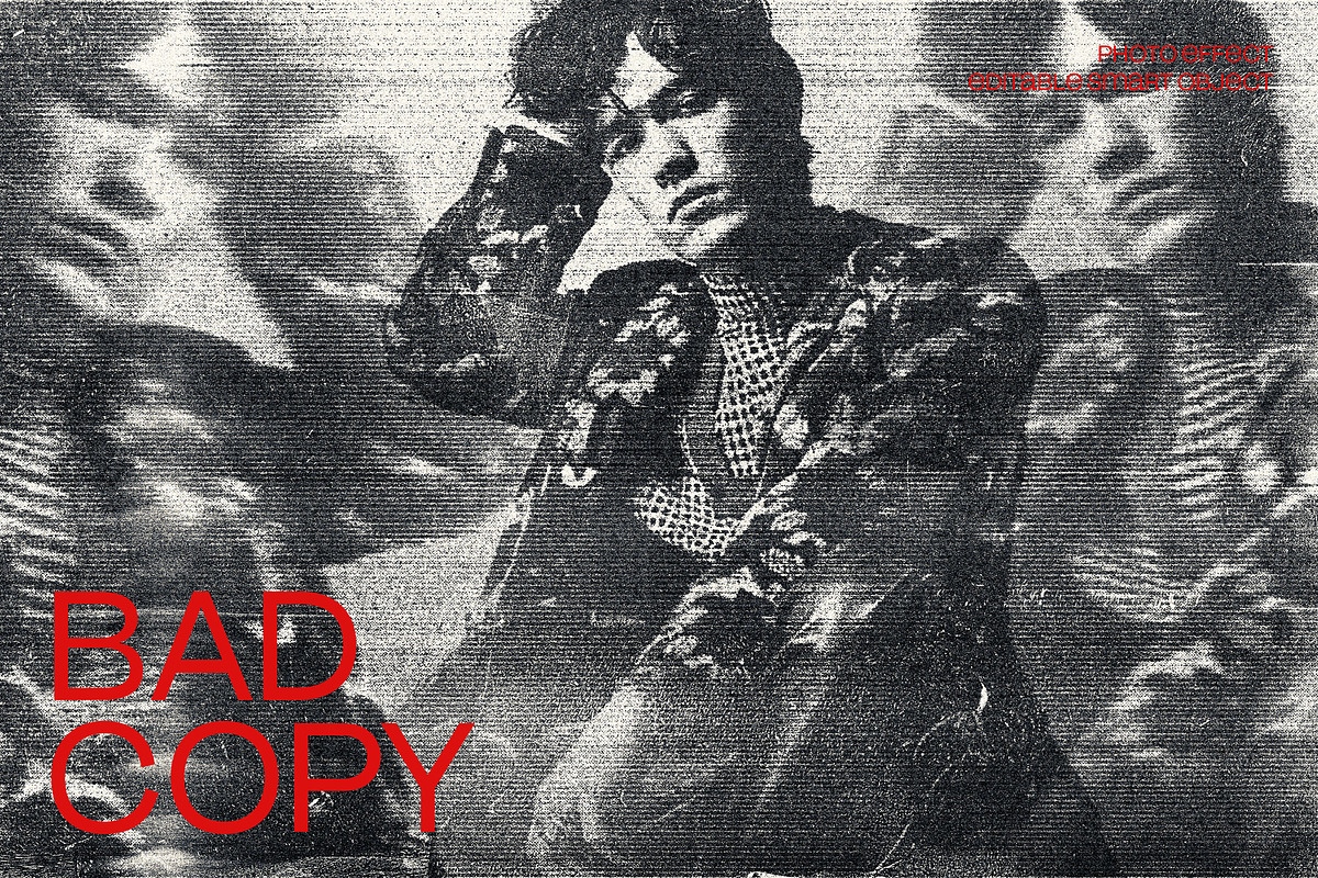 Bad Copy Photo Effect, a Layer Style Add-On by dokudokunomi (Photo 1 of 5)