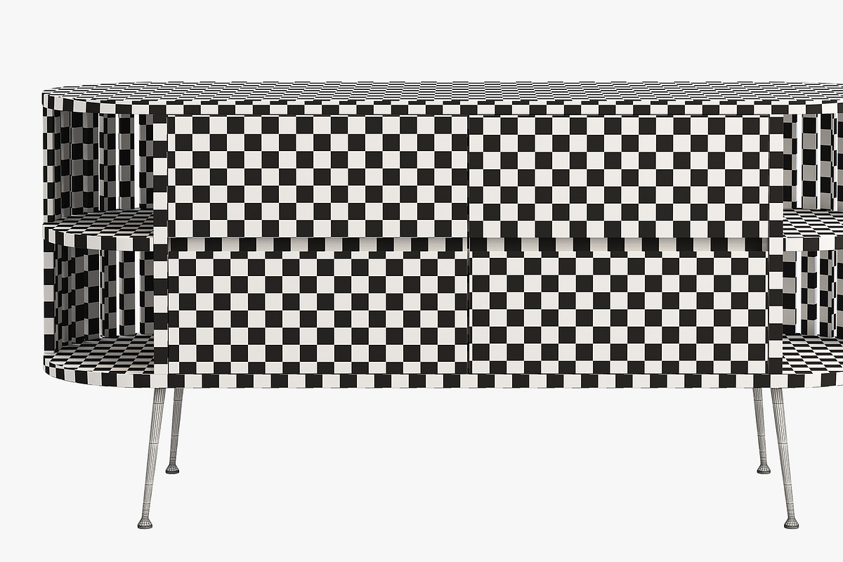 Joybird Vira Console Cabinet, a Furniture 3D Model by 3dmitruk (Photo 7 of 7)