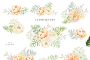Forest Green & Blush Pink, an Object Illustration by OJardin (Thumbnail 2 of 9)