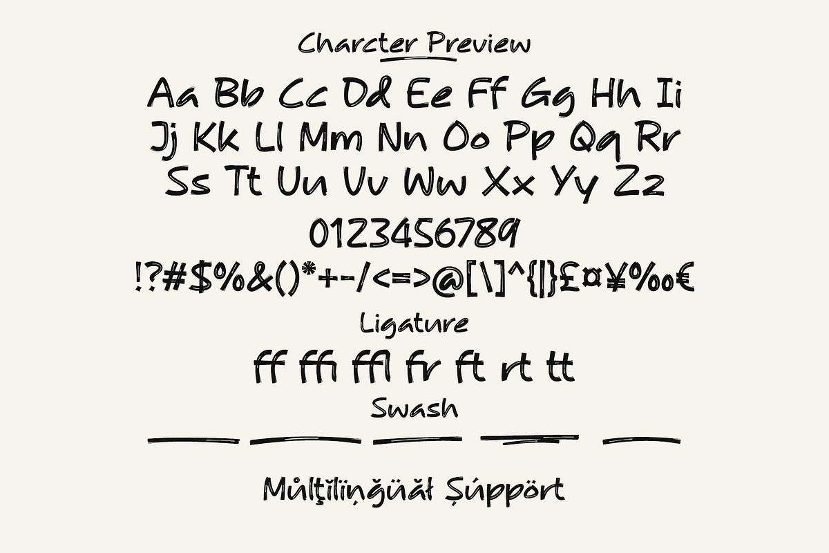 Swift Notes | Brush Font, a Handwritten Font by Lemonthe (Photo 7 of 8)