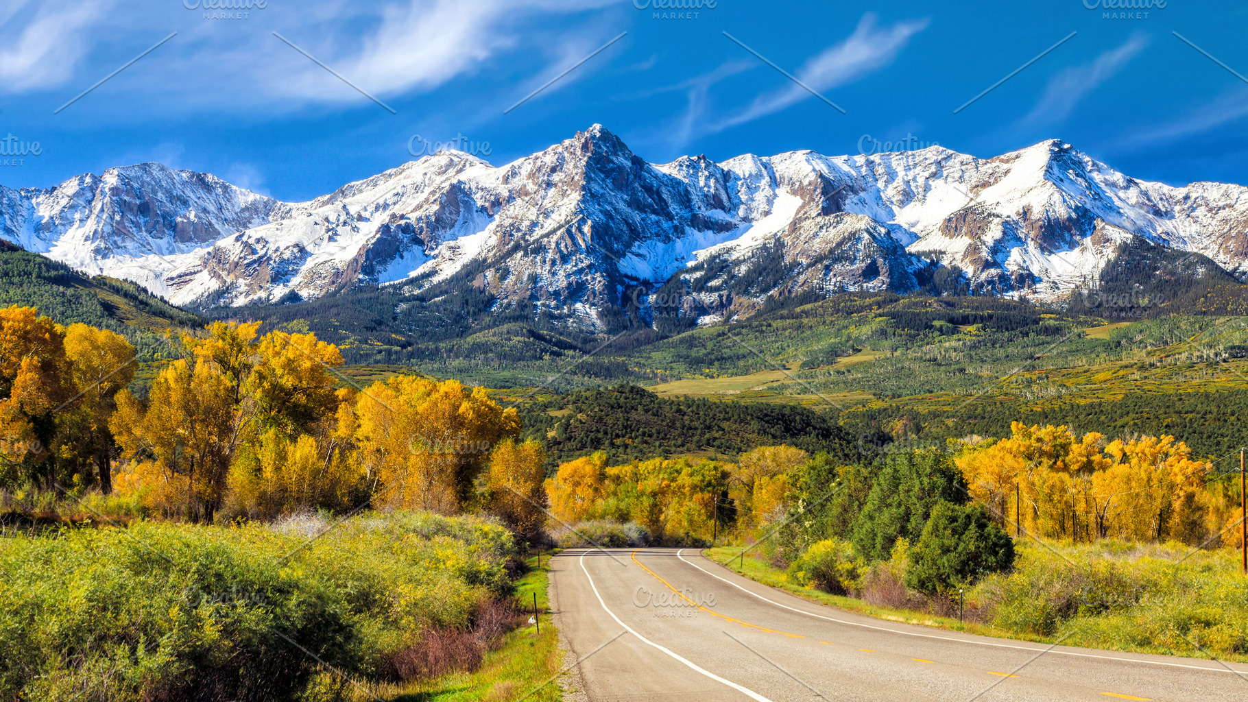 Road in Colorado, an Architecture Photo by f11photo