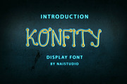 Konfity - Creative Display Font, a Font by Naistudio (Thumbnail 1 of 7)