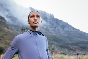 Portrait of a confident athlete, a Sports & Recreation Photo by Artem Varnitsin