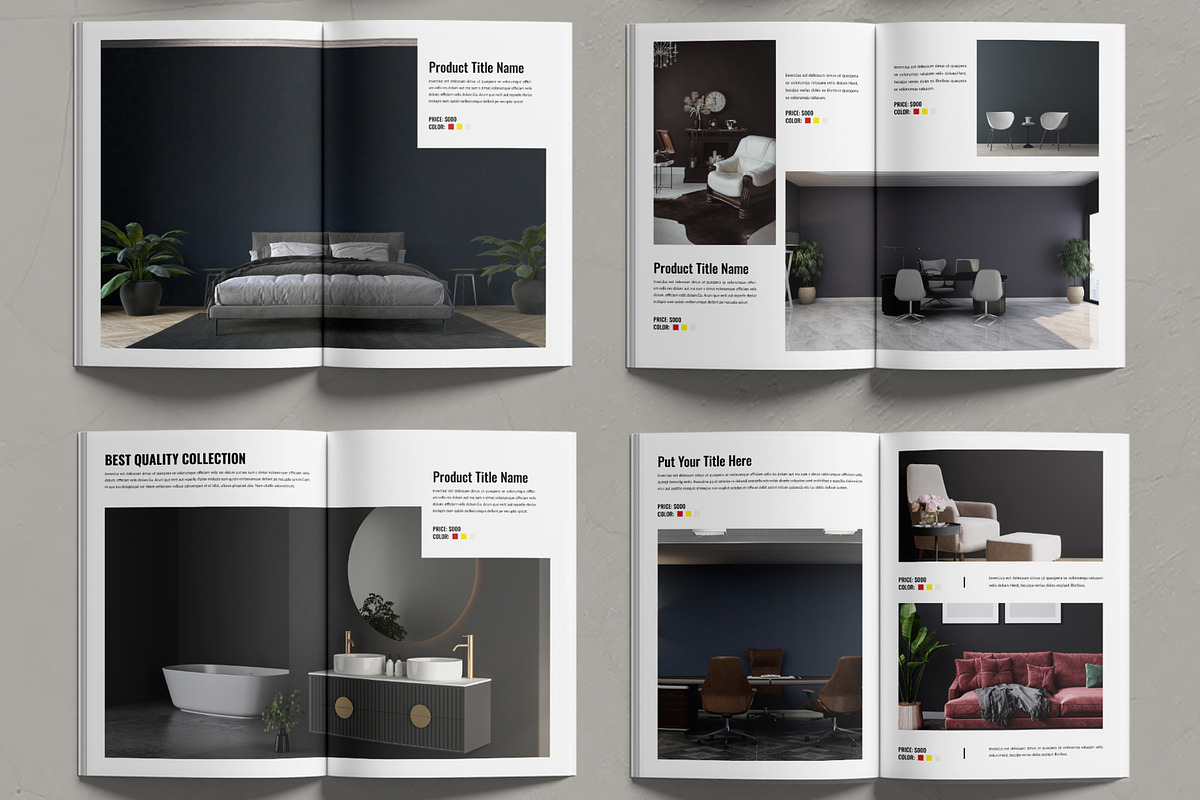 Product Catalog Design Layout