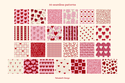 Valentine's Day Pattern Collection, a Pattern Graphic by Felizabeth Design (Thumbnail 3 of 10)