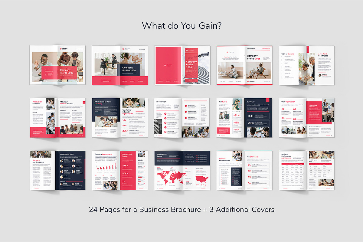 Business Brochure Company Profile, a Brochure Template by artbart (Photo 6 of 9)