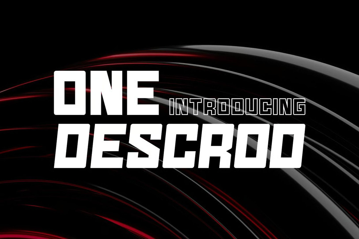 Onedescrod, a Sans Serif Font by Auliacreative (Photo 7 of 7)